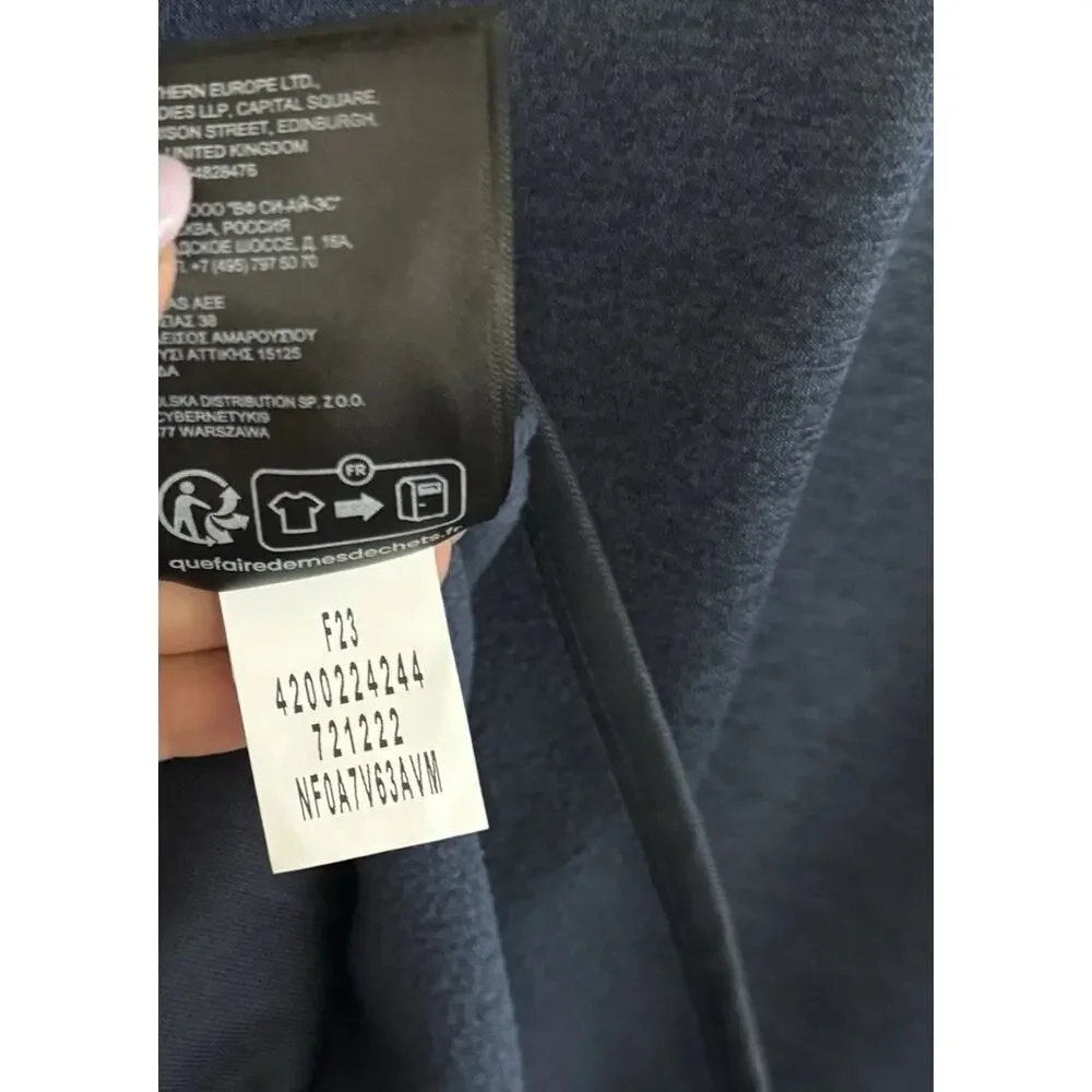 The North Face Fleece Pullover Men's Large Blue Canyonlands 1/2 Zip Outdoors Yum